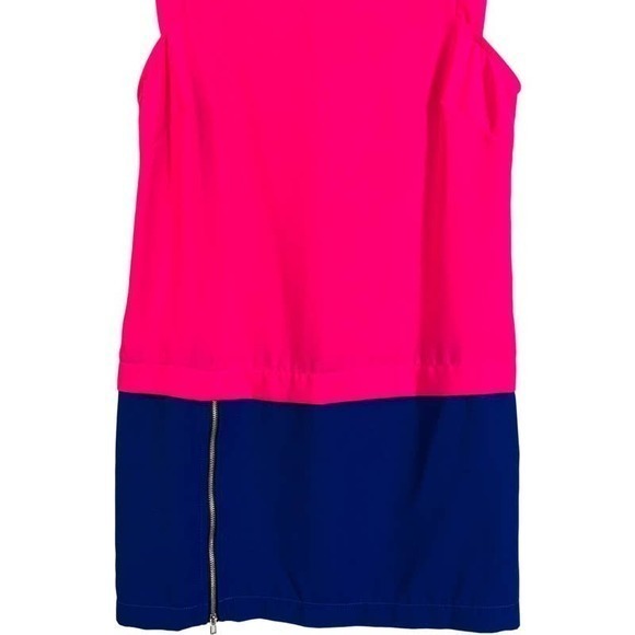 ASTR Hot Pink & Blue Color-Block Mini Shift Dress - Picture 4 of 12